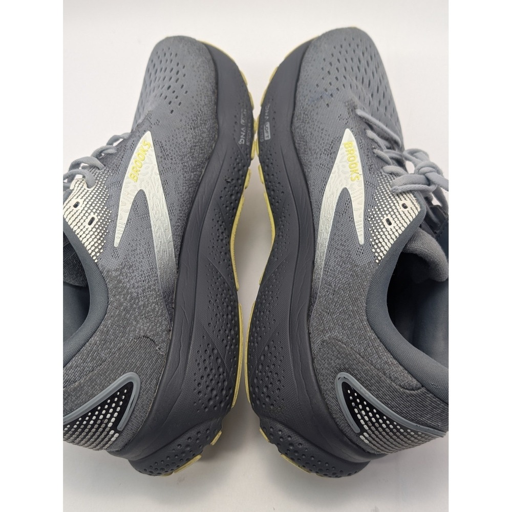 Brooks Ghost 16 Men's Running Walking Shoes Grey Yellow 1104181D040 Size 11 Dg - Picture 8 of 12